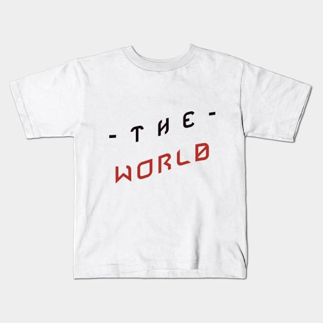 THE WORLD Kids T-Shirt by KAZMIR SHOP